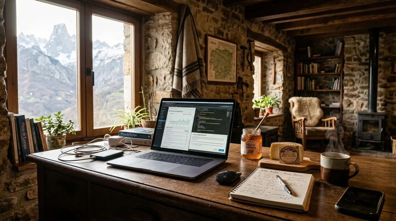 Auditoría técnica de páginas web de empresas y turismo rural en Liébana, Cantabria
