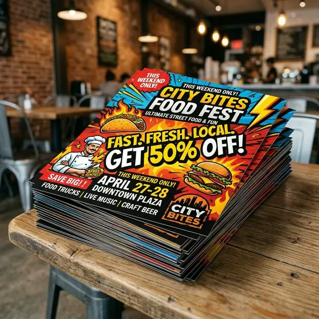 Flyers de impacto rápido