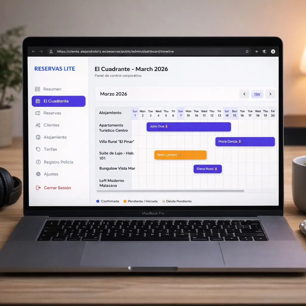 Mockup Calendario Visual