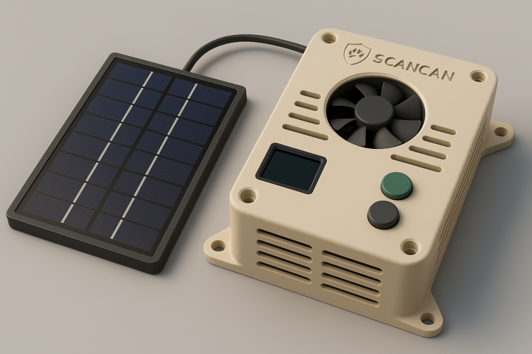 ScanCan conectado a casetas con sensores y ventilación