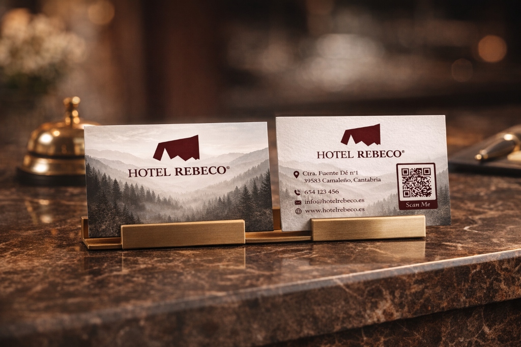 Hotel Rebeco – Tarjeta corporativa